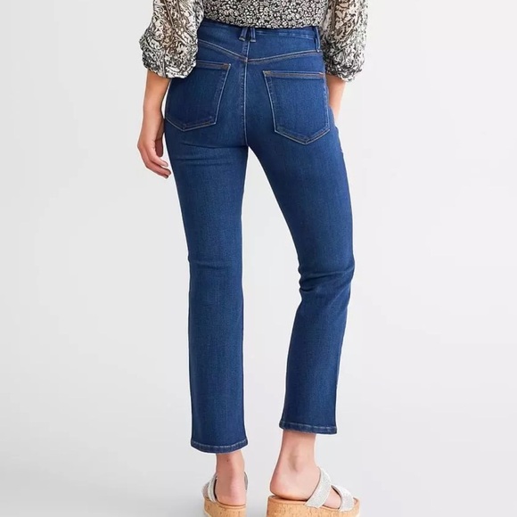 Good American Good Legs High Rise Straight Stretch Jean Blue 224 14 - Picture 2 of 8